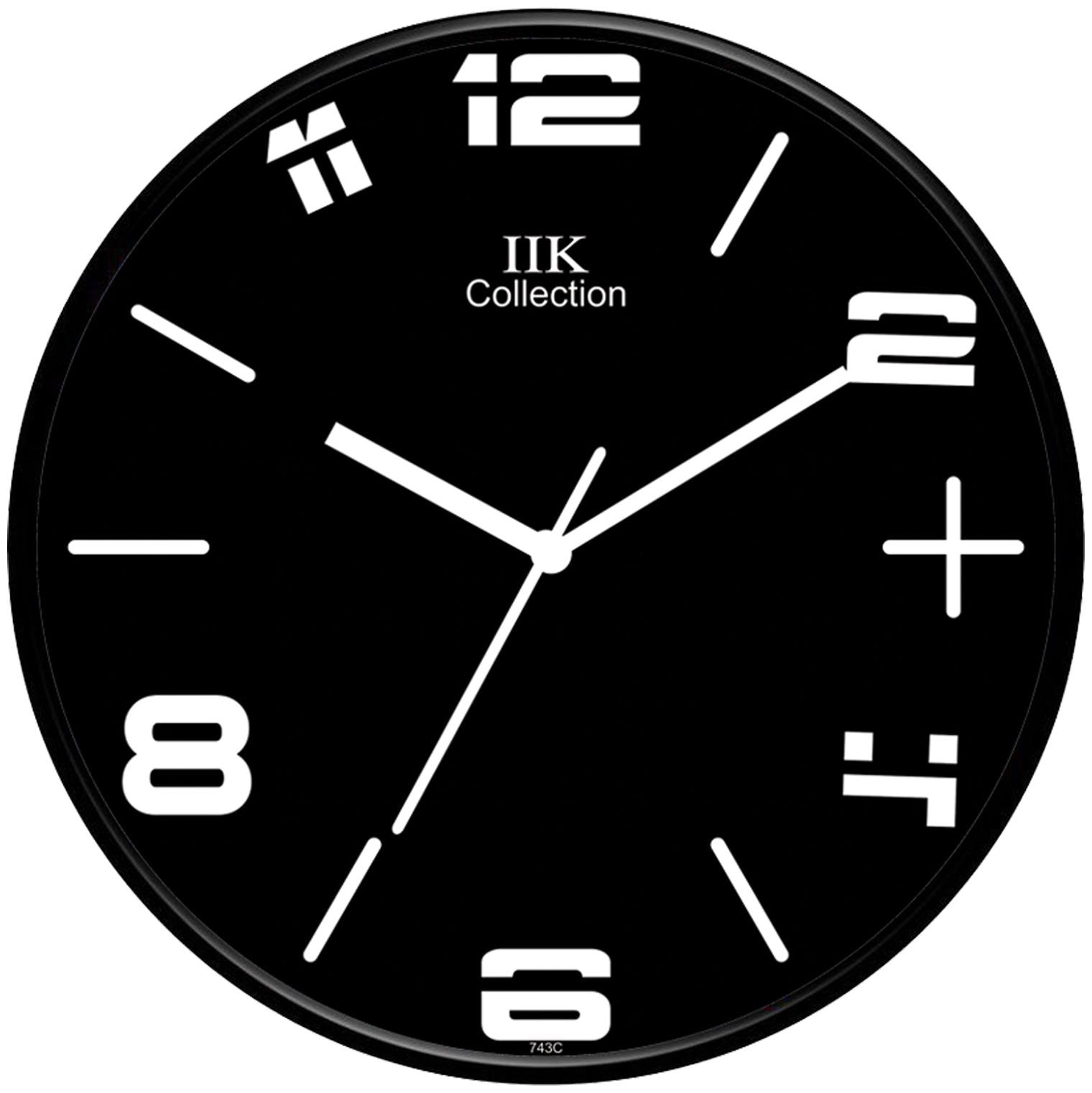 

Iik Collection Plastic Analog Wall clock ( Set of 1 )