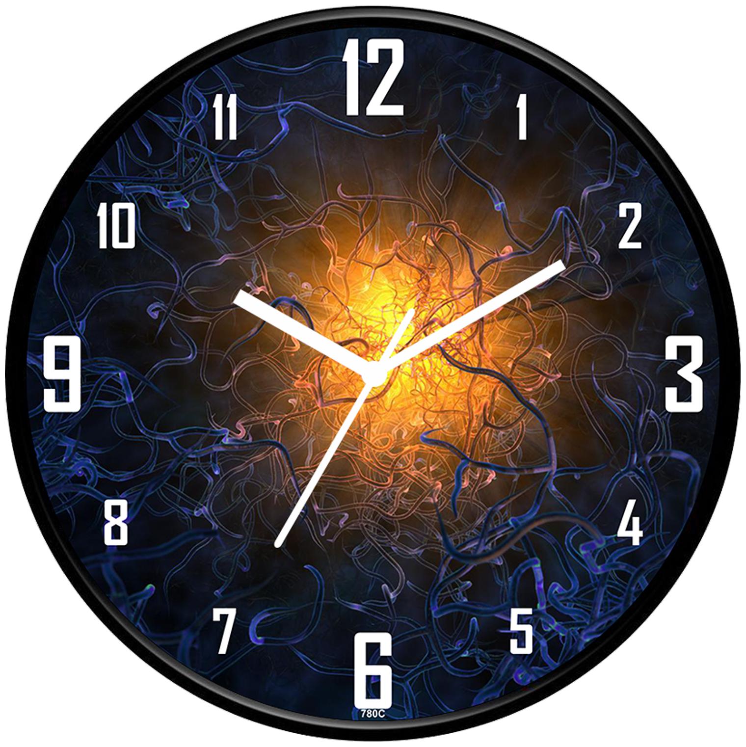 

Iik Collection Plastic Analog Wall clock ( Set of 1 )