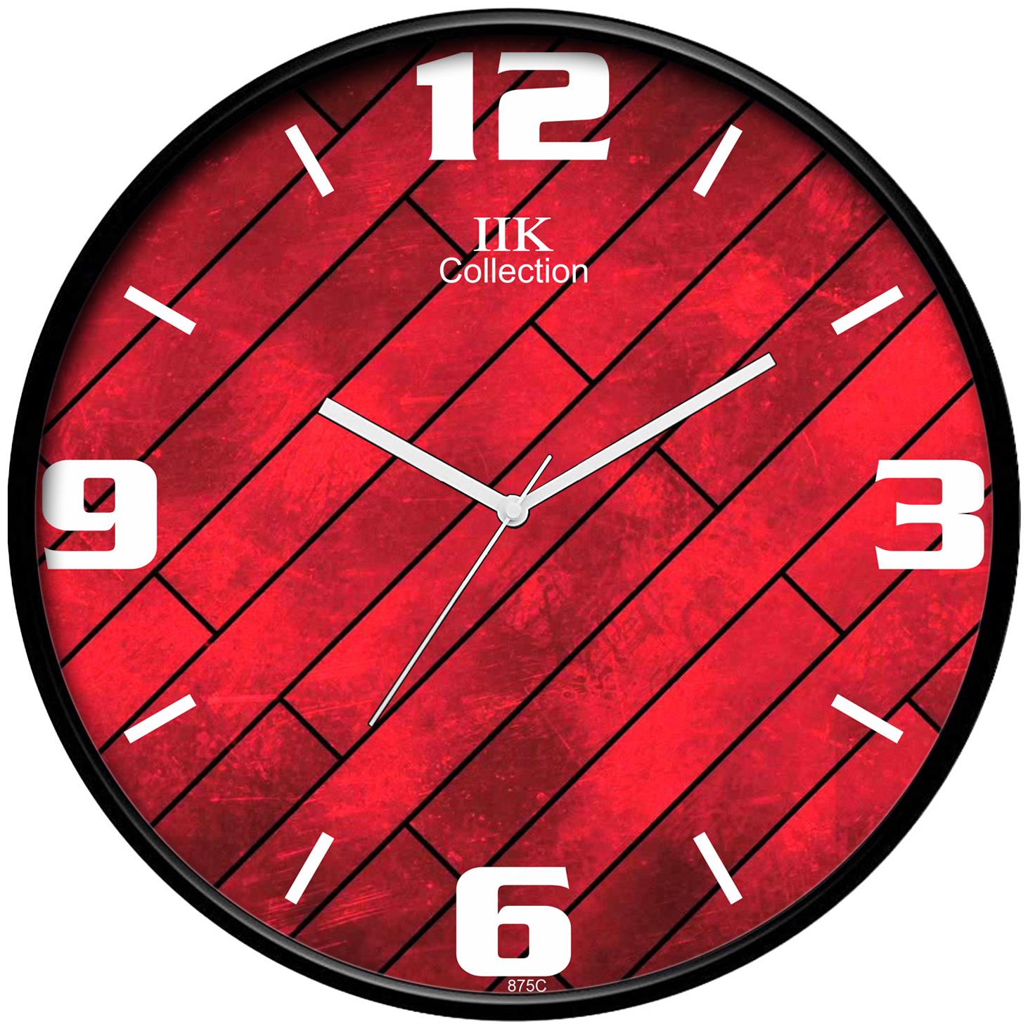 

Iik Collection Plastic Analog Wall clock ( Set of 1 )