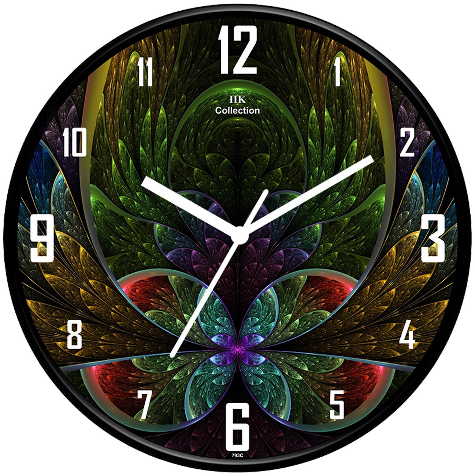 

Iik Collection Plastic Analog Wall clock ( Set of 1 )