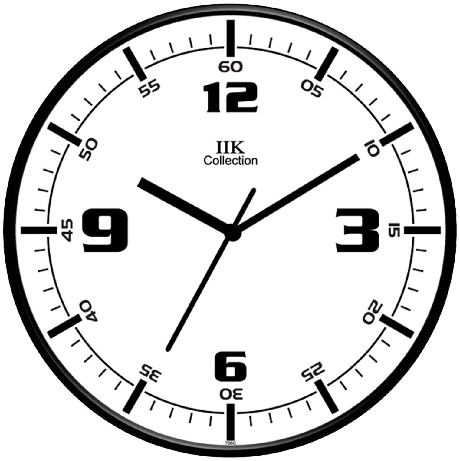 

Iik Collection Plastic Analog Wall clock ( Set of 1 )