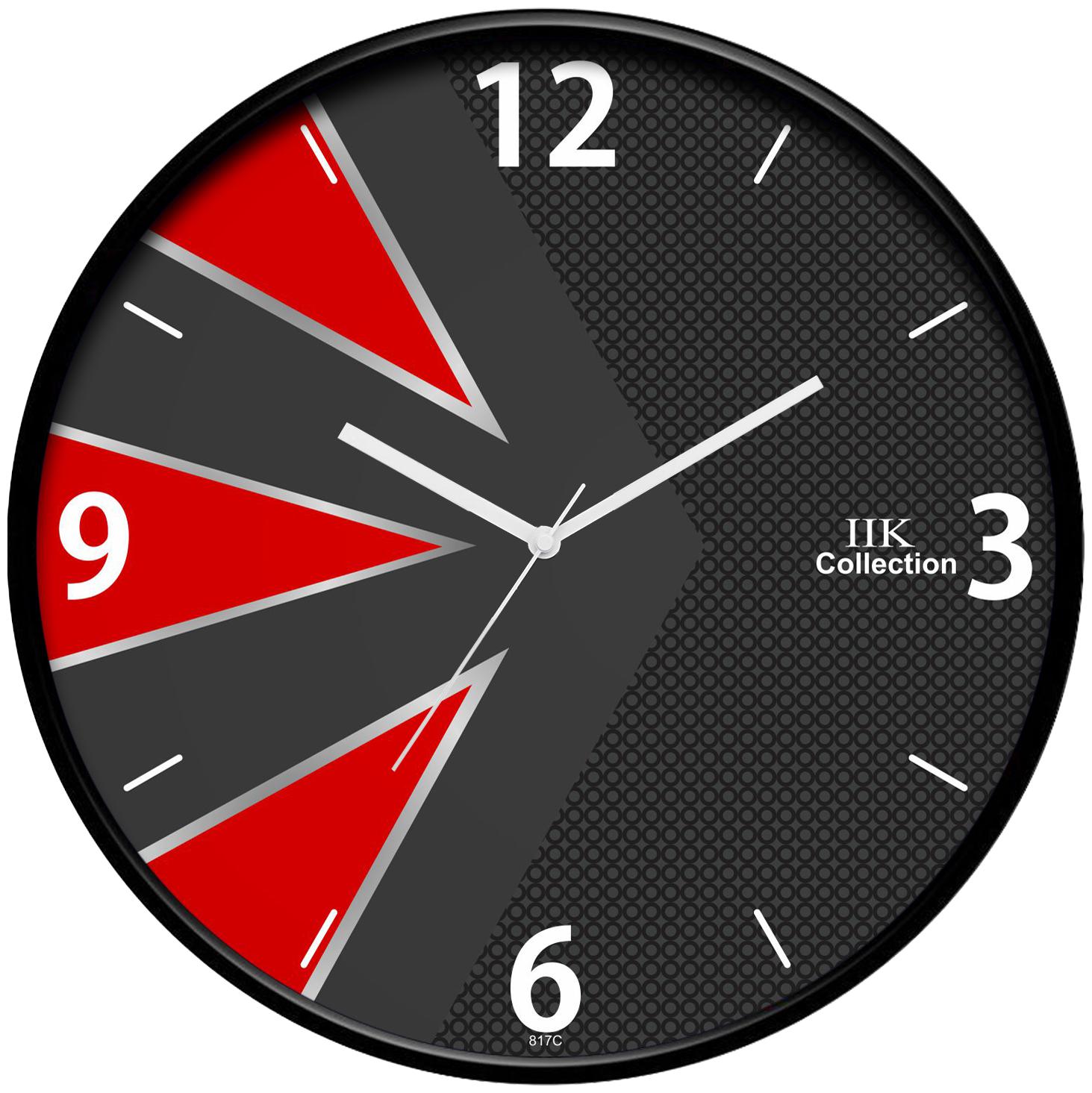 

Iik Collection Plastic Analog Wall clock ( Set of 1 )
