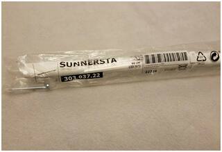 Buy Ikea Sunnersta White Kitchen Wall Organizer Rod 23 5 Long