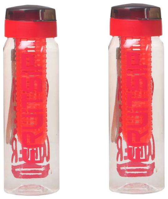 

Imago Plastic Assorted Water Bottle ( 700 ml Set of 2 )