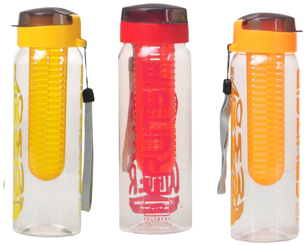

Imago Plastic Assorted Water Bottle ( 700 ml Set of 3 )