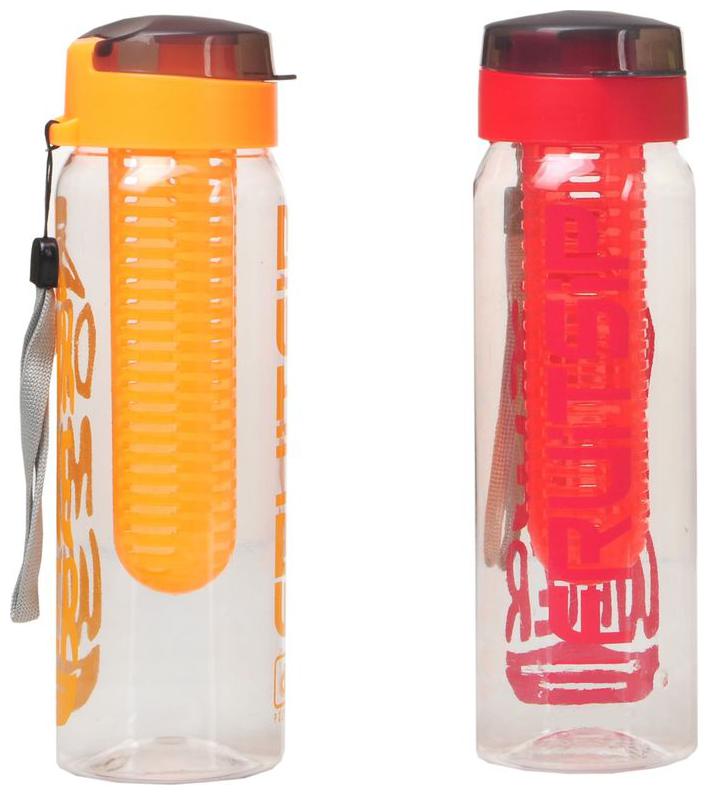 

Imago Plastic Assorted Water Bottle ( 700 ml Set of 2 )