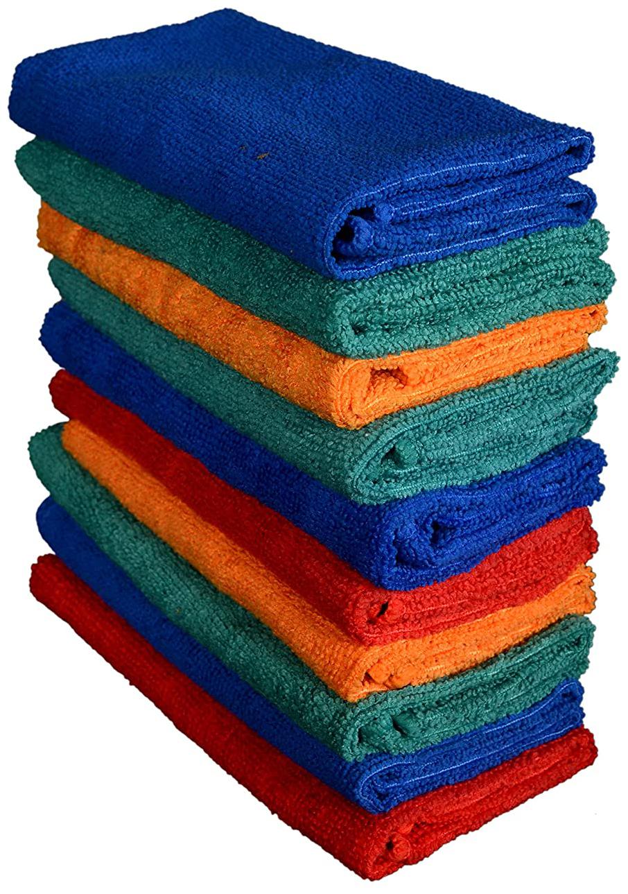 

IMMUTABLE 300 GSM Microfiber Cleaning Cloth (30x35cm) - Pack of 10