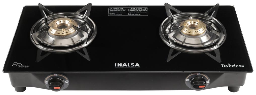 

Inalsa Dazzle 2 Burner Regular Black Gas Stove