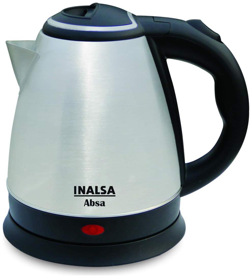 

Inalsa ABSA 1 5 L Black Silver Electric Kettle ( 1500 W )