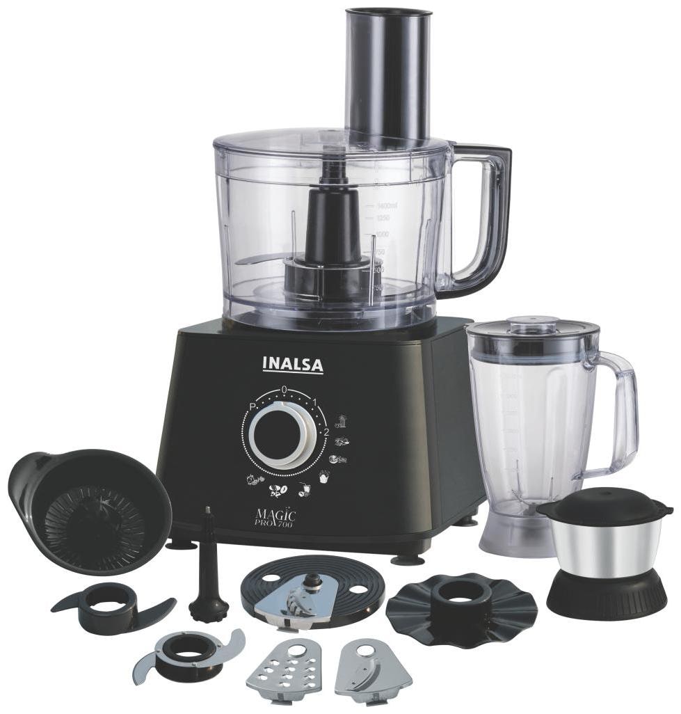 

Inalsa Fpmagicpro 700 watts Food Processor ( Black )