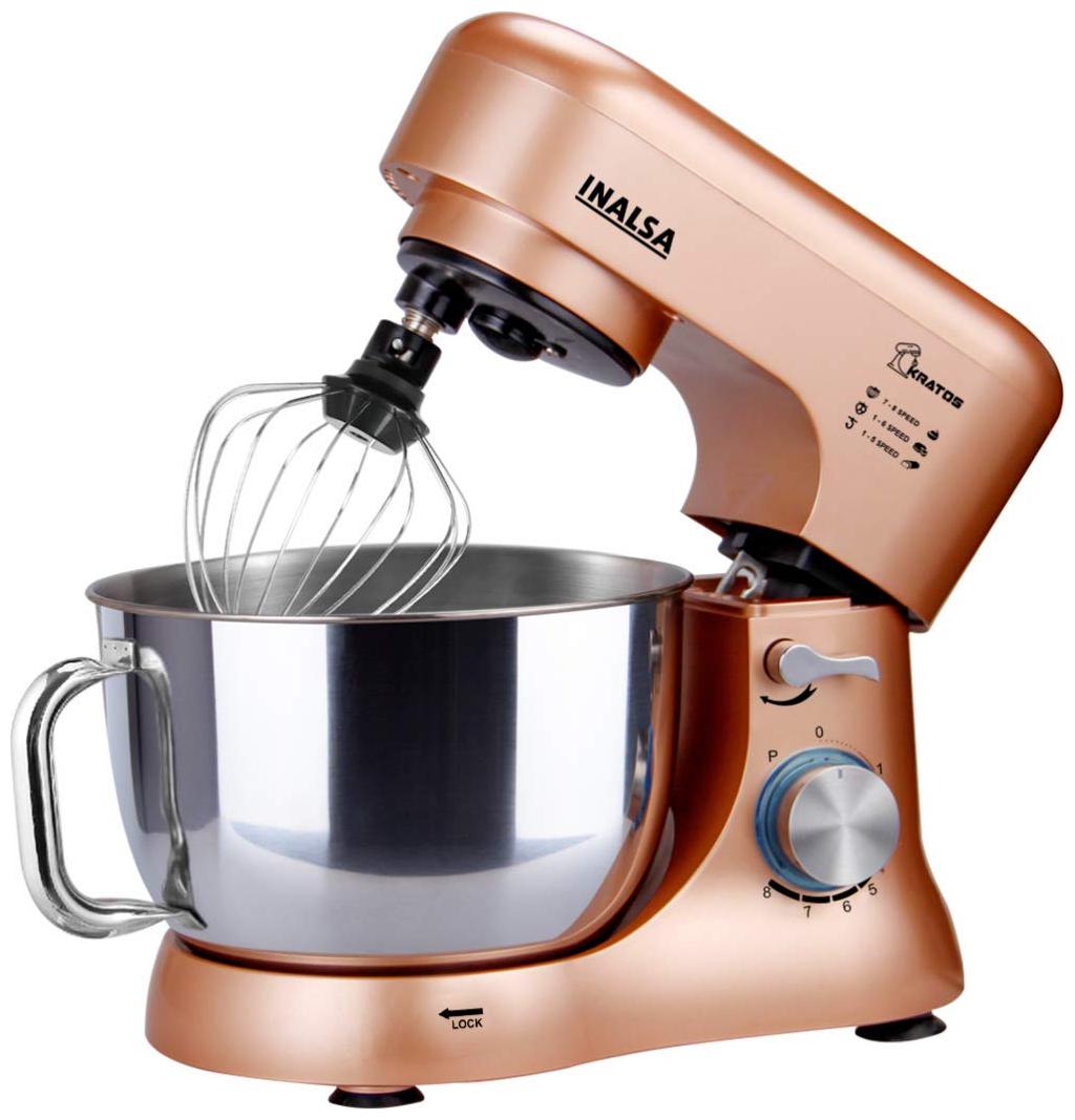 

Inalsa KRATOS 1000 W Stand mixer ( Champagne )