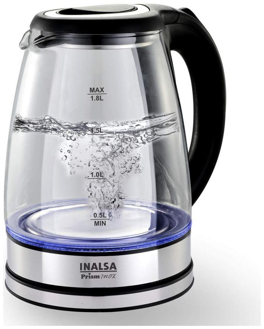 

Inalsa PRISM INOX 1 8 L Black Electric Kettle ( 1350 W )