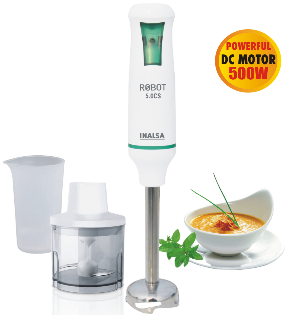 

Inalsa ROBOT 5CSWITHCHOPPER 500 W Chopper ( White )