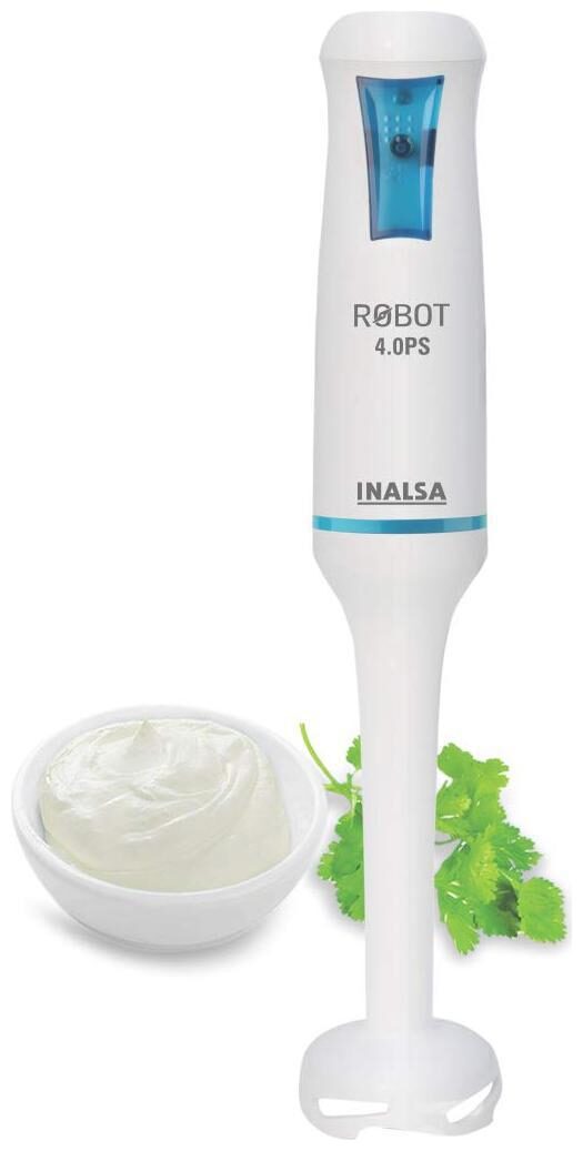 

Inalsa ROBOT 4 0 PS 400 W Hand blender ( Blue White )