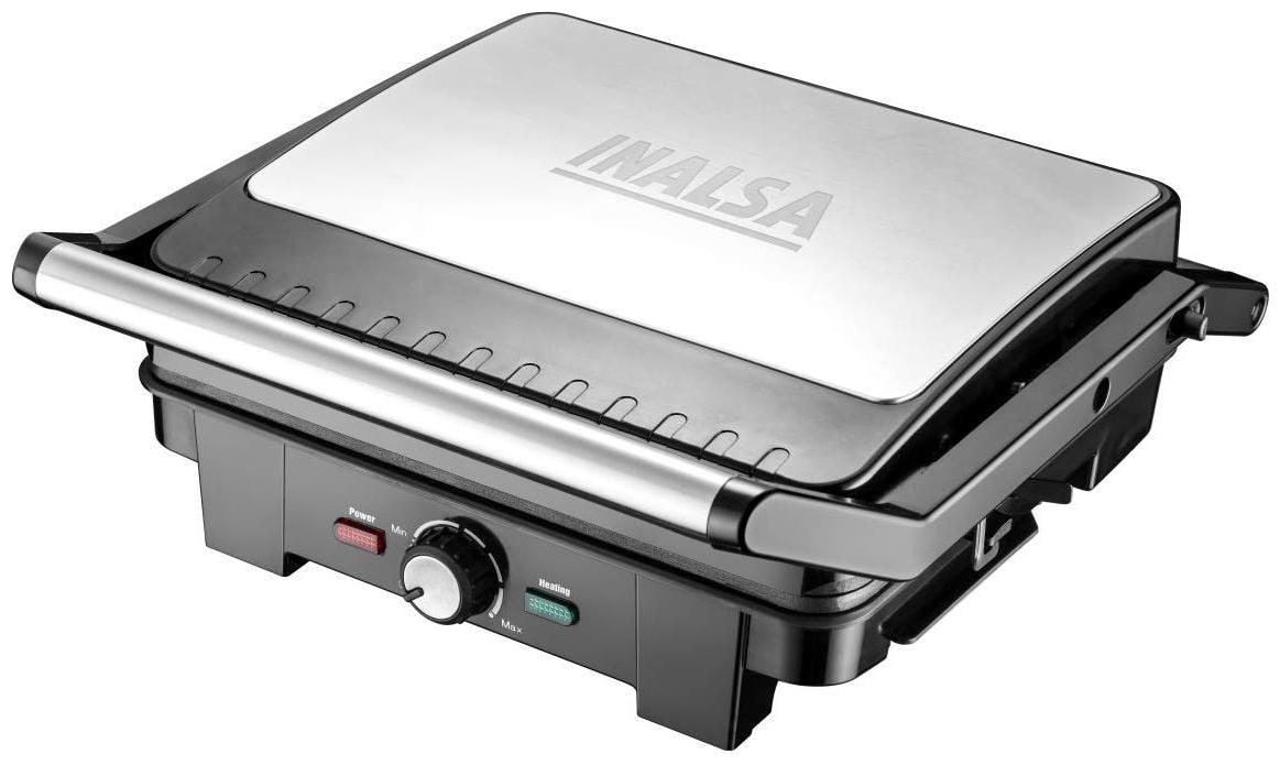 

Inalsa SUPER JUMBO 4 Slices Sandwich Maker - Black Grey