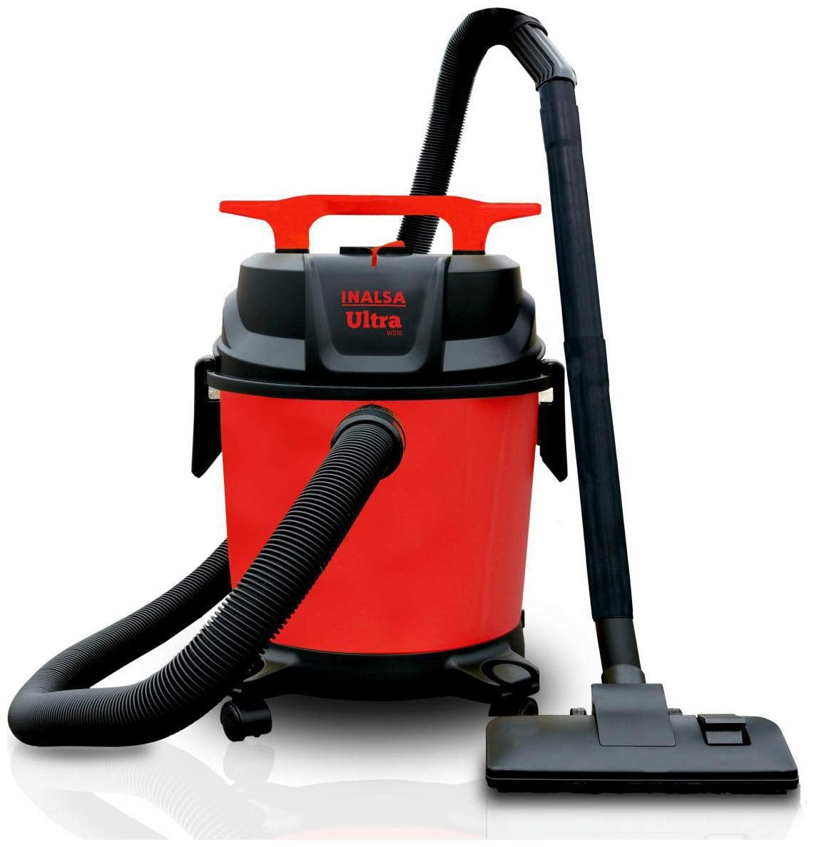 

Inalsa Ultra WD10 Wet Dry Vacuum Cleaner-1000W with 3in1 Multifunction Wet Dry Blowing 14KPA Suction and Impact Resistant Polymer Tank (Red)