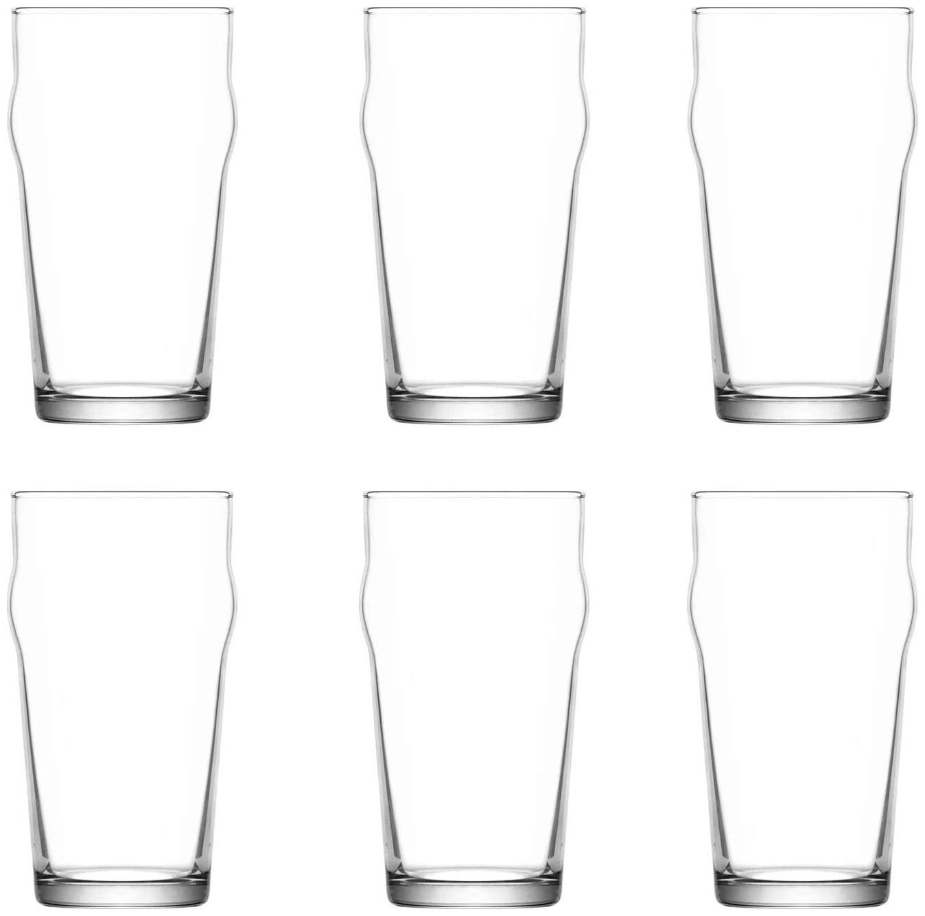 

Incrizma British Pub Style Imperial Pint Glass Beer Glass Nonic (6 300 ml)