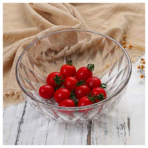 

Incrizma Glass Bowl Fruit Salad Dessert Noodle Bowl Set 1600 ml - Set of 6