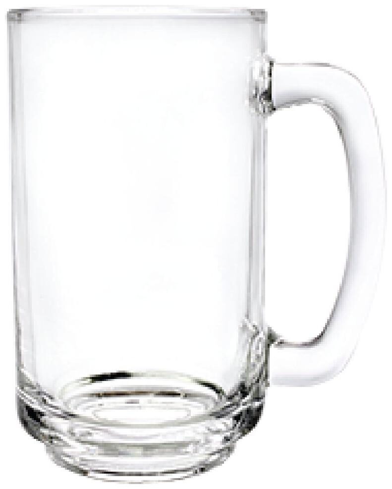 

Incrizma Imported Transparent Glass Beer Mug Set of 6 - 380 ml