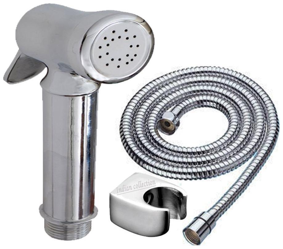

Salonica Wall Mount Brass Health Faucets ( Push Controlled )