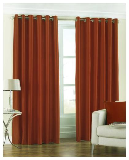

Indian Online Mall Polyester Window Blackout Brown Regular Curtain ( Eyelet Closure Plain )