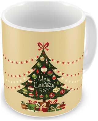 Buy Indigifts Christmas Decoration Items 330 Ml Coffee Mug Set Of