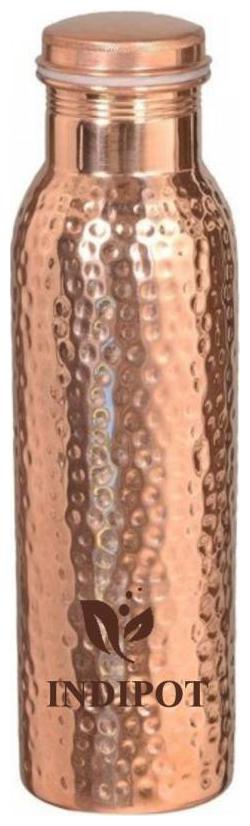 

INDIPOT Copper Brown Water Bottle ( 1000 ml Set of 1 )