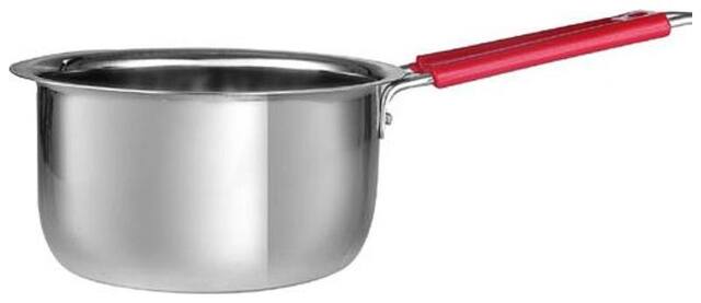 Jalpan Kitchenware 1.5 L Without Lid Sauce Pan Induction Bottom ( Stainless Steel , Set of 1 )