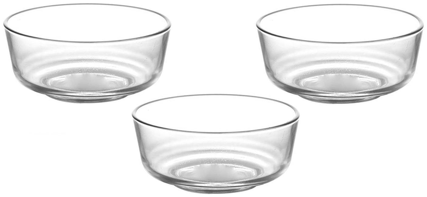 

IndusBay Toughened Glass Mixing High Borosilicate Glass Serving Bowl - 600 ml Each