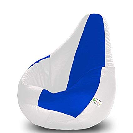 white bean bag