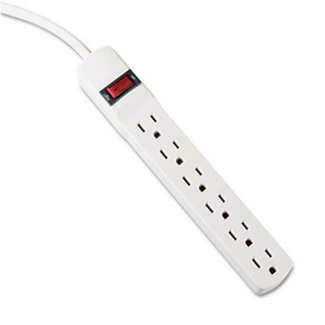 

Innovera 73315 Six-Outlet Power Strip 15-Foot Cord 1 94 x 10 19 x 1 19 Ivory