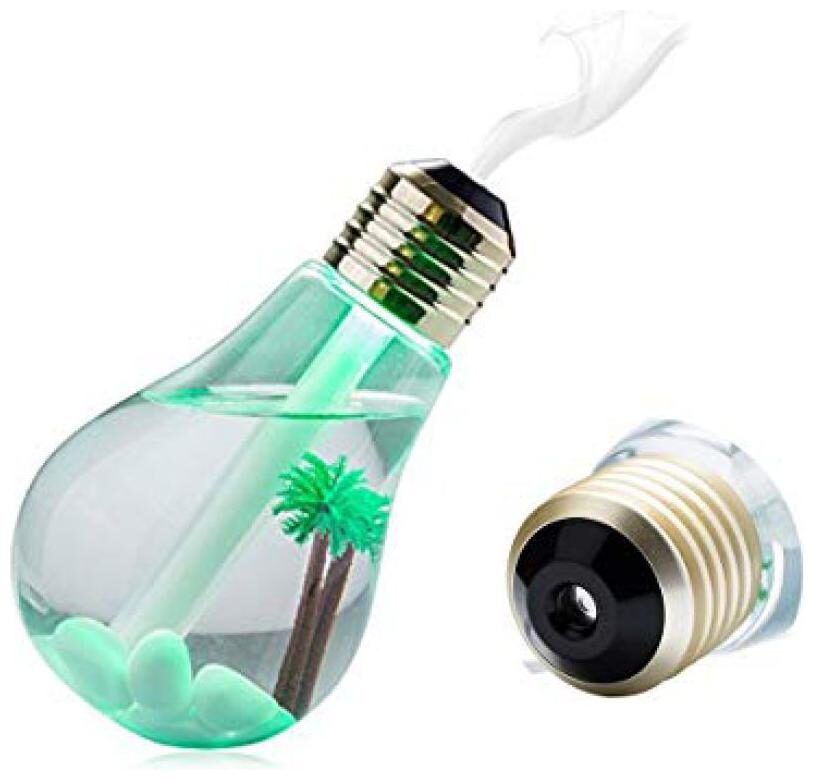 

inpods Bulb Humidifier With LED Night Light For Car Home And Office (Multi Color Changing)