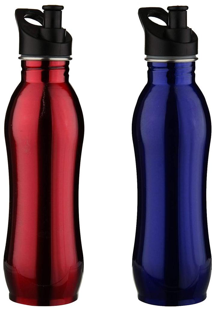 

Inspiring Tech Stainless Steel Blue Red Water Bottle ( 750 ml Set of 2 )