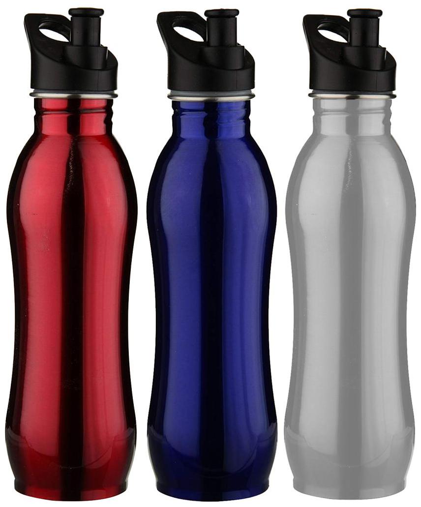 

Inspiring Tech Stainless Steel Multi Water Bottle ( 750 ml Set of 3 )
