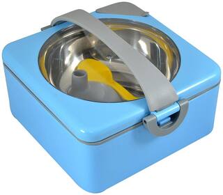 Instabuyz Tedemei Stainless Steel Insulated Lunch Box (Blue)