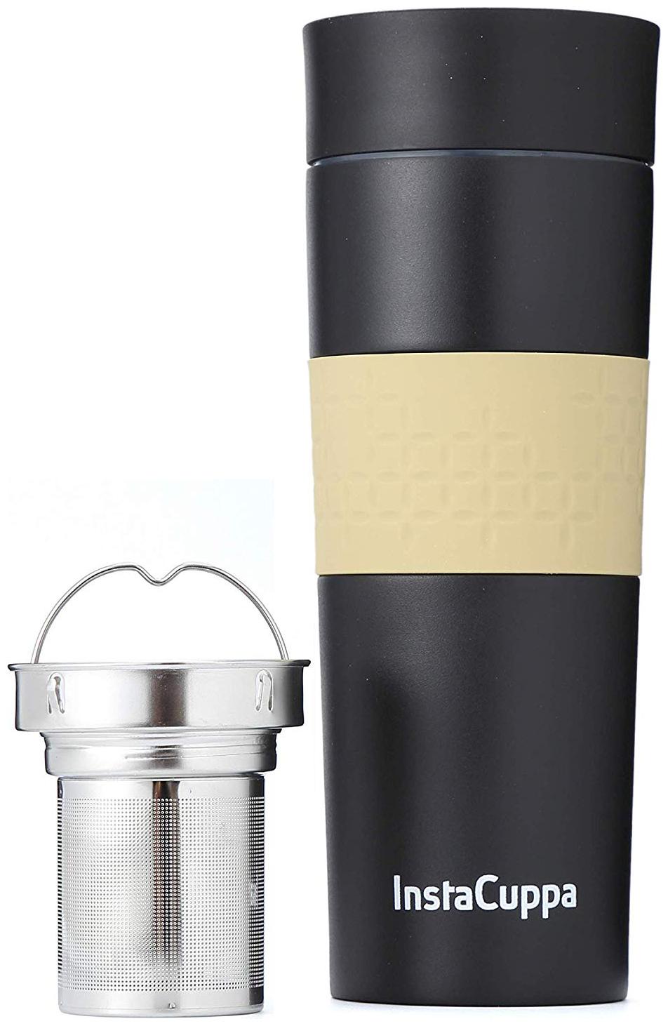 

InstaCuppa Black Thermosteel flask Thermosteel bottles ( 350 ml Set of 1 )