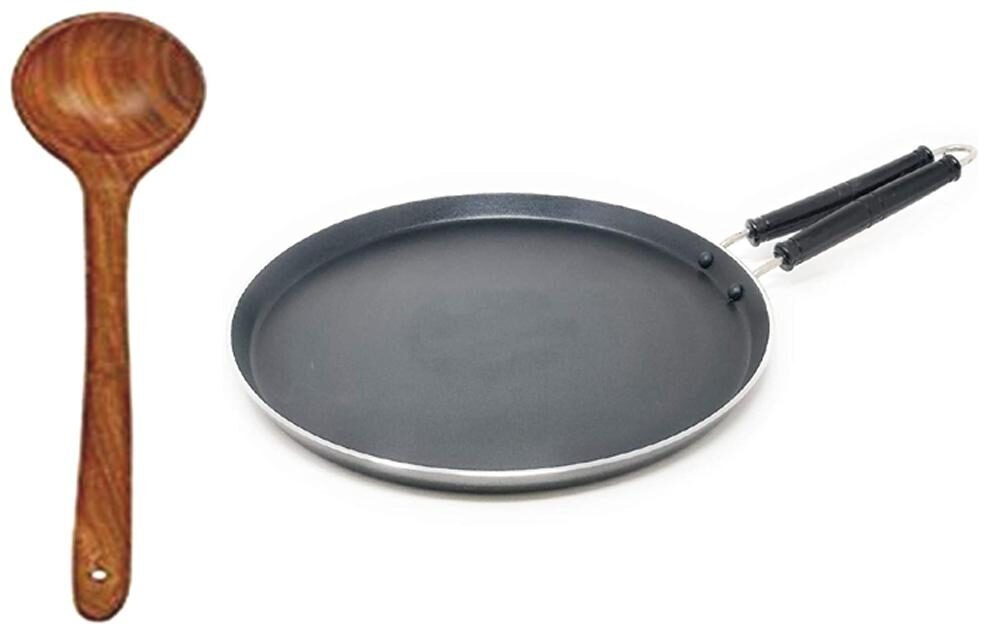 

Iron-DOSA TAWA B6 With Wooden Spatula