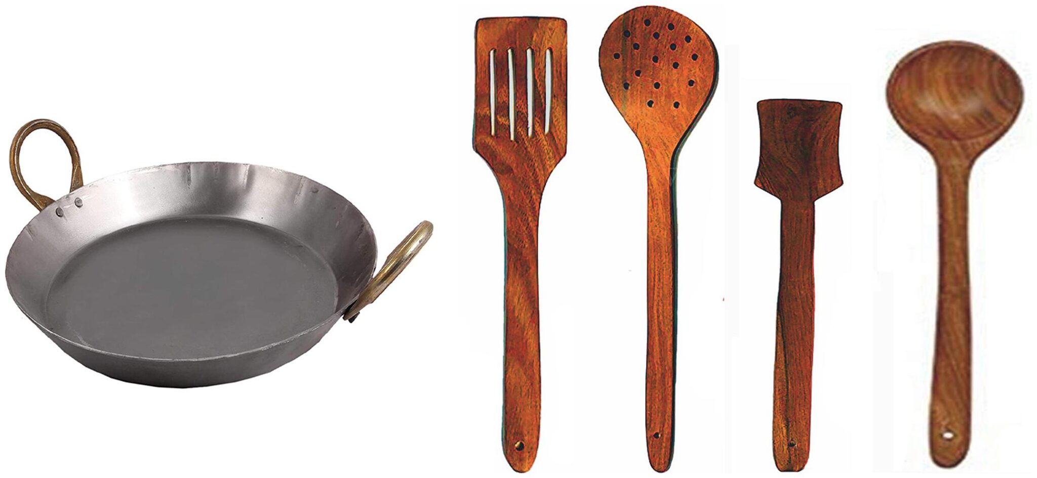 

Iron-JALEBI B-3 2 9 6 With Wooden Spatula