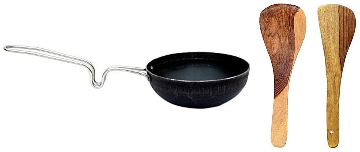 

Iron-TADKA W-6 7 With Wooden Spatula