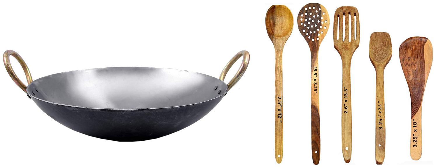 

Iron-wht 3Ltr W-1 5 6 4 2 With Wooden Spatula