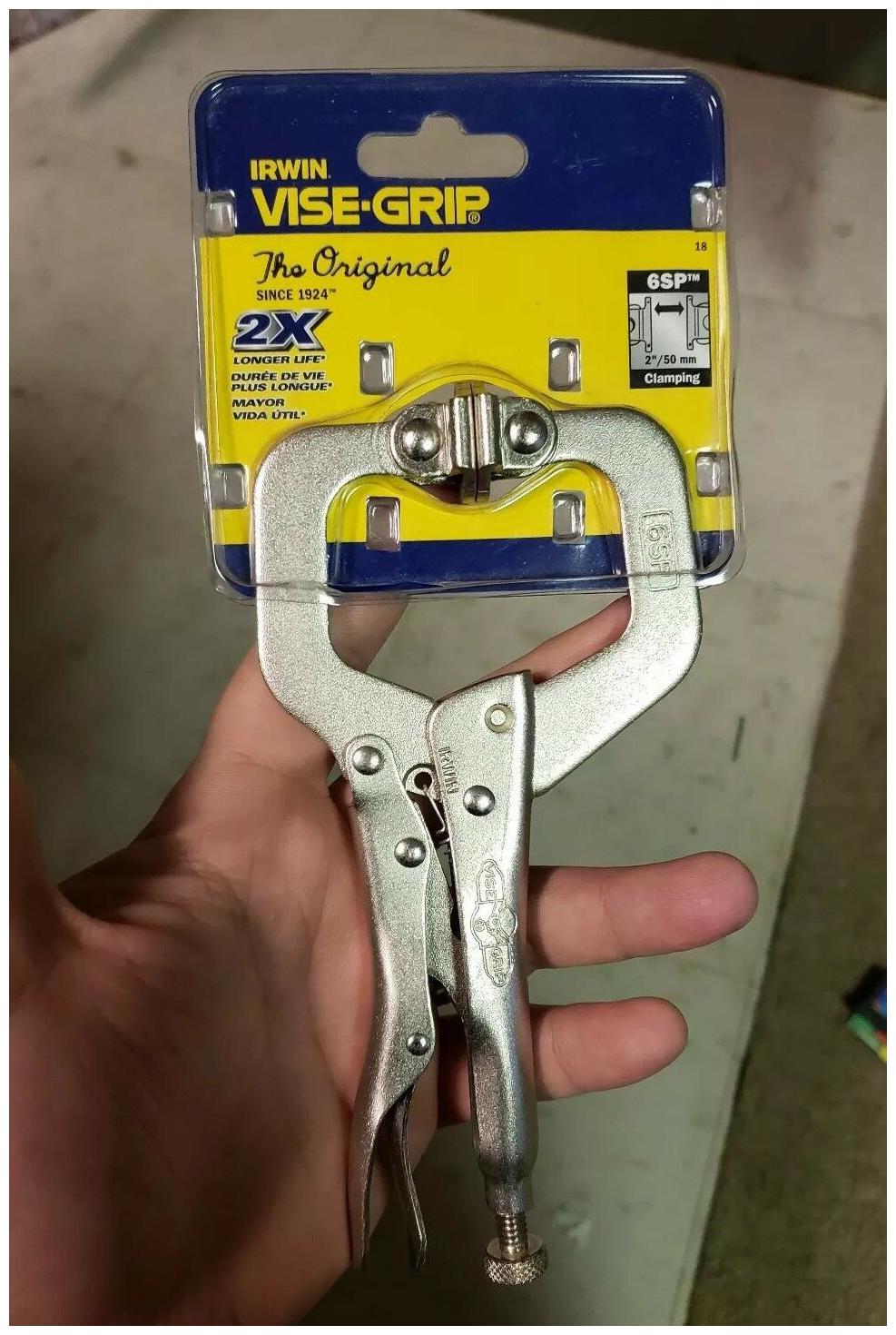 

IRWIN VISE-GRIP 6SP LOCKING CLAMP W SWIVEL PADS