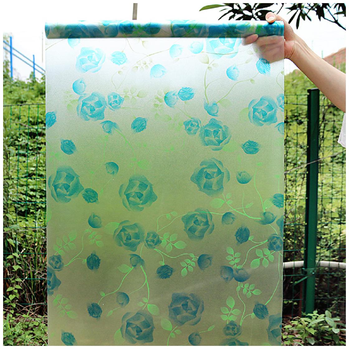 

Jaamso Royals Privacy Window Film Matte White Window Film Frosted Window Film Static Cling Glass Film Non Adhesive Window Film for Home Bathroom Office Meeting Room Living Room (500 x 45 cm)