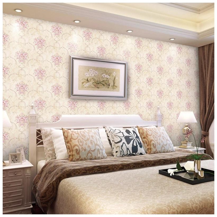 

JAAMSO ROYALS Flower damask wallpaper self-adhesive peel stick ( 45 x 1000 CM ) Pack of 1