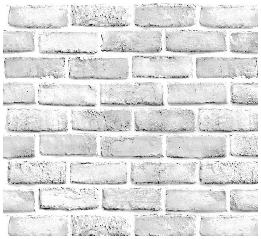 

JAAMSO ROYALS Nature white Brick wallpaper self-adhesive peel stick ( 45 x 500 CM ) Pack of 1