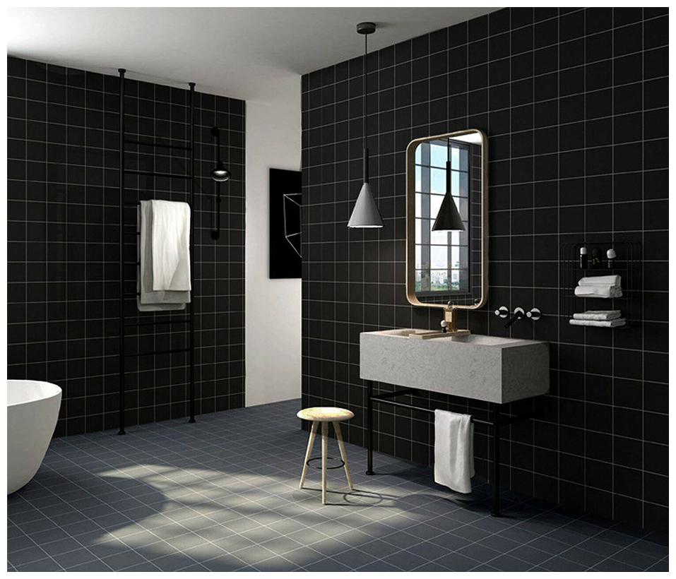 

JAAMSO ROYALS Black color with white chacks lines wallpaper self-adhesive peel stick ( 45 x 1000 CM ) Pack of 1
