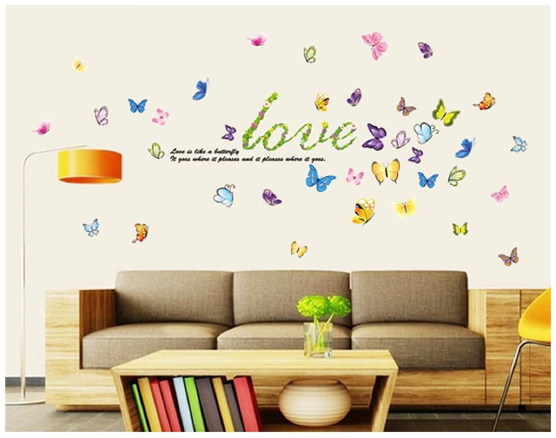 

Jaamso Royals Multi Color 3D Butterflies Wall Sticker (45 cm X 60 cm)