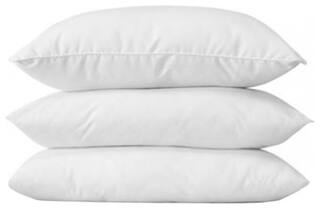 Buy Jacaranda Profy Regular Size Cotton White Pillow Pack Of 3