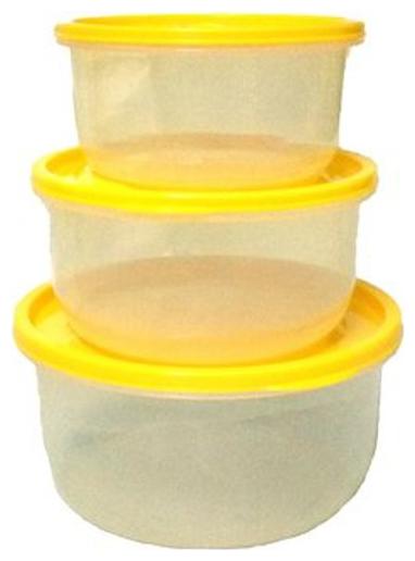 

jain star Set of 3 (yellow)Air Tight Store Fresh Containers