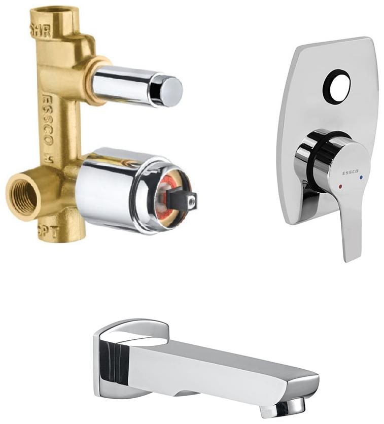 

ESSCO JAQUAR Group - Aspire Complete Diverter Set with Plate Single Liver Spout and Body (Model - APR-101055K ALE-055 SPE-101429)