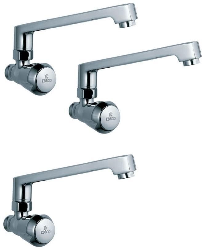 

ESSCO JAQUAR Group - Marvel Sink Cock with Swinging Casted Spout with Aerator Set of 3 pcs (Model - MQT-522)